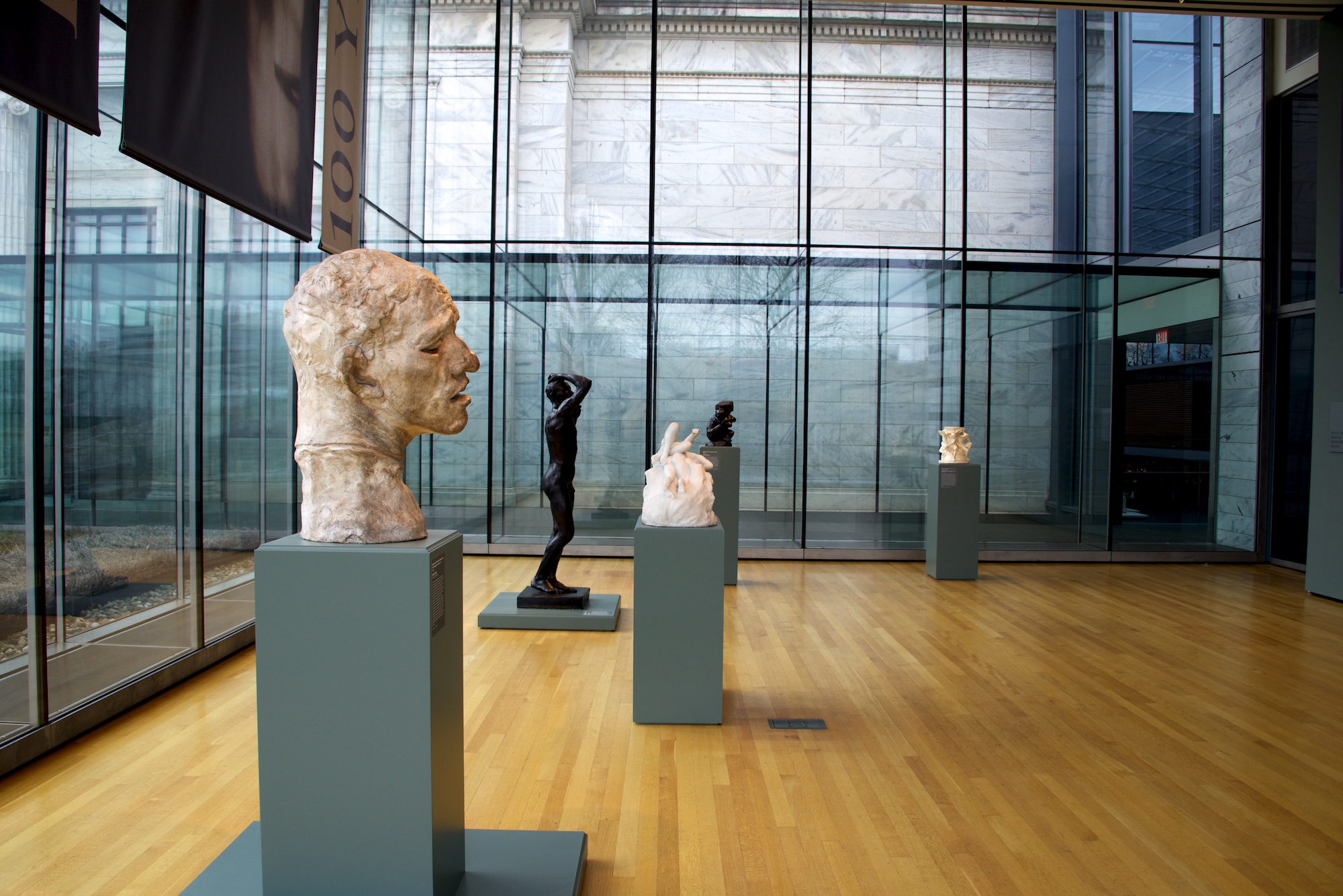 Gallery of #Rodin100 exhibit in Cleveland, Ohio at Cleveland Museum of Art.