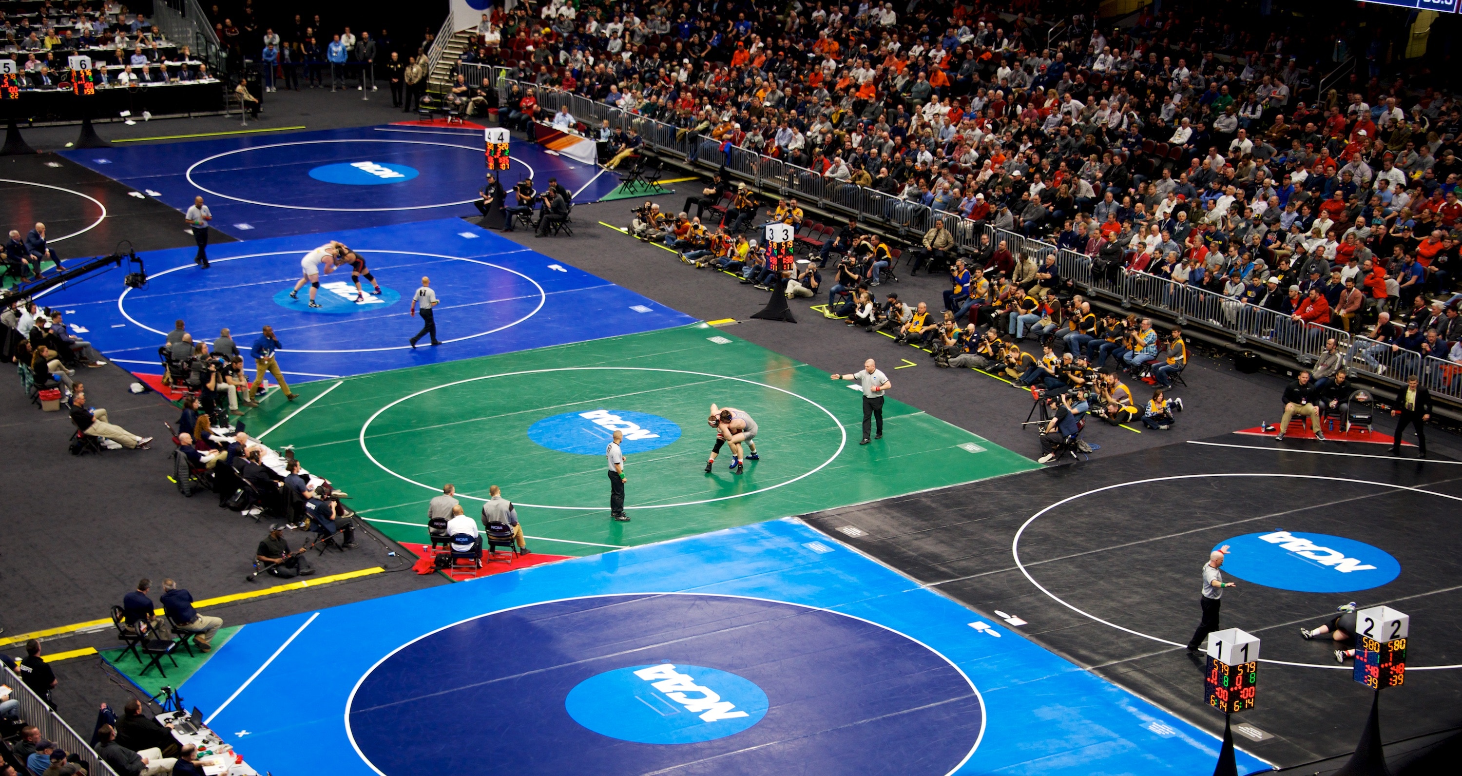 Indoor Picture of NCAA Division I Wrestling Championships Cleveland Quicken Loans Arena
